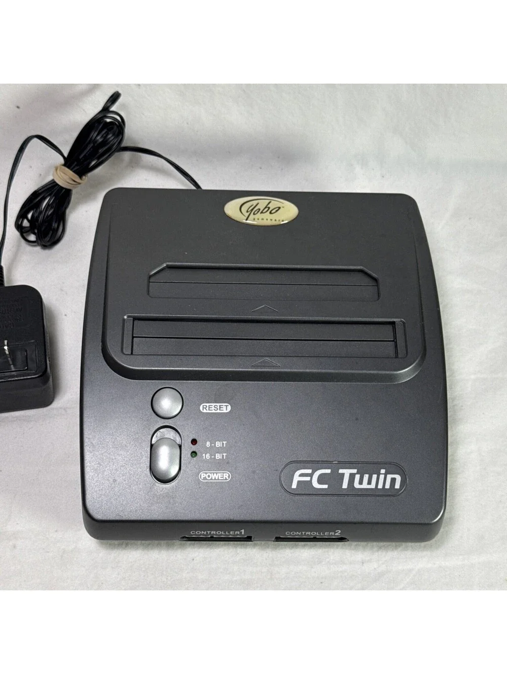 Yobo Gameware FC TWIN - NES & SNES Dual Video Game Console - Tested